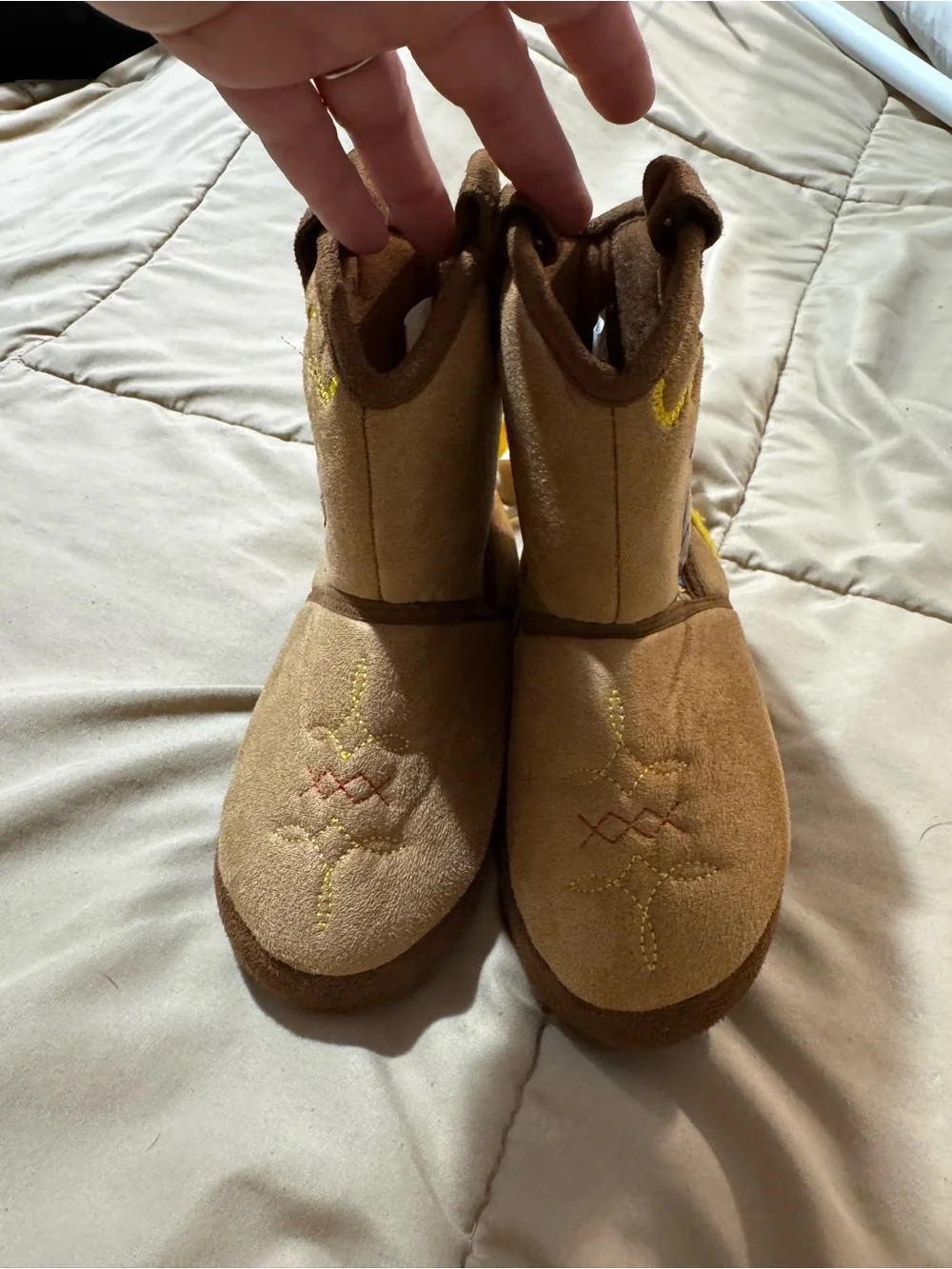 Toy Story Woody Graphic cowboy boots house shoes size 9/10